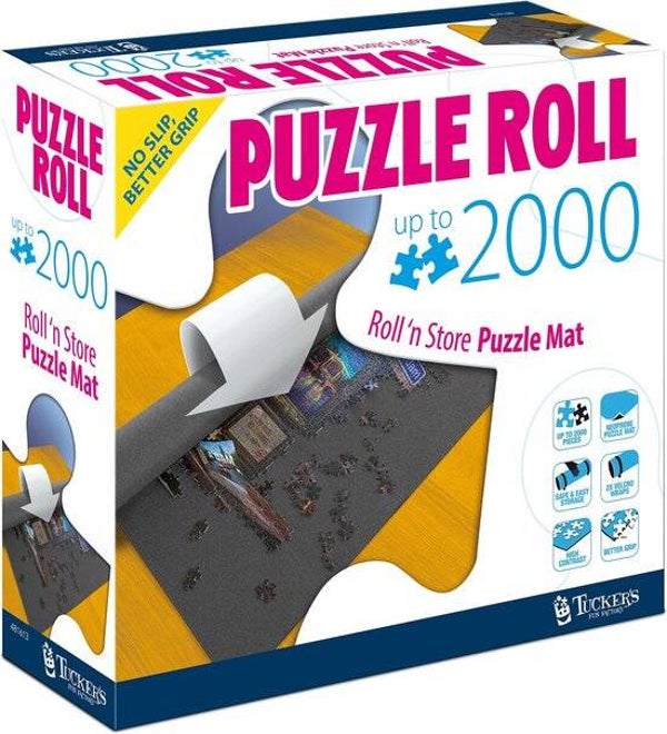 Oprolbare Puzzelmat 2000 stukjes (Roll 'n Store Puzzle Mat) - Neopreen (No Slip, Better Grip) + Velcro - Tucker's Fun Factory