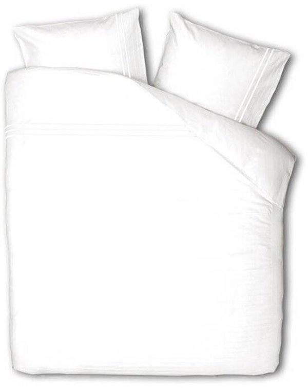 Presence Dekbedovertrek Egyptisch Katoen Uni - Wit - 200x260