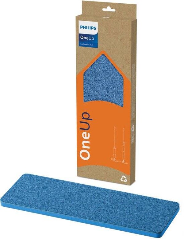 Philips OneUp Vervangbare Dweildoek XV1882/10 - Zuigt vuil water op, herbruikbaar & efficiënt - Enkele Verpakking