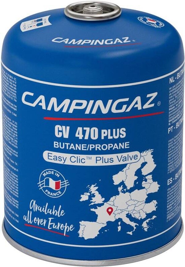 Campingaz CV470 Plus cartridge - kliksysteem - 450 gram butaan / propaan - gas