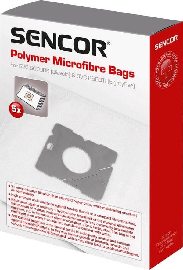 Sencor stofzuigerzakken voor SVC 6000/6001BK