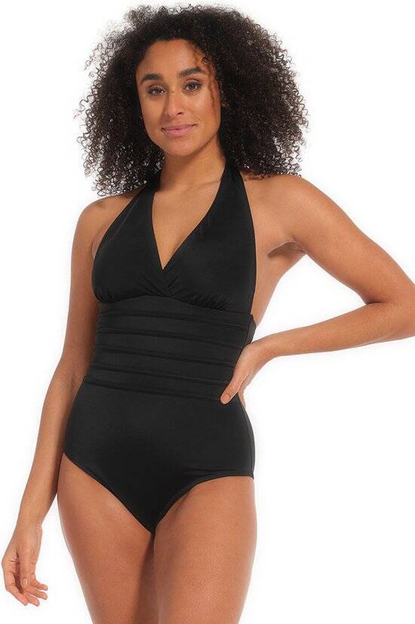 MAGIC Bodyfashion Halter Swimsuit Dames Badpak Zwart - Maat L