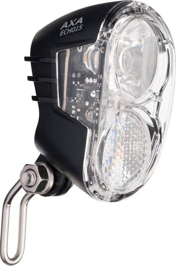 AXA Echo 15 Switch - Fietslamp voorlicht - LED Koplamp - Dynamo - 15 Lux