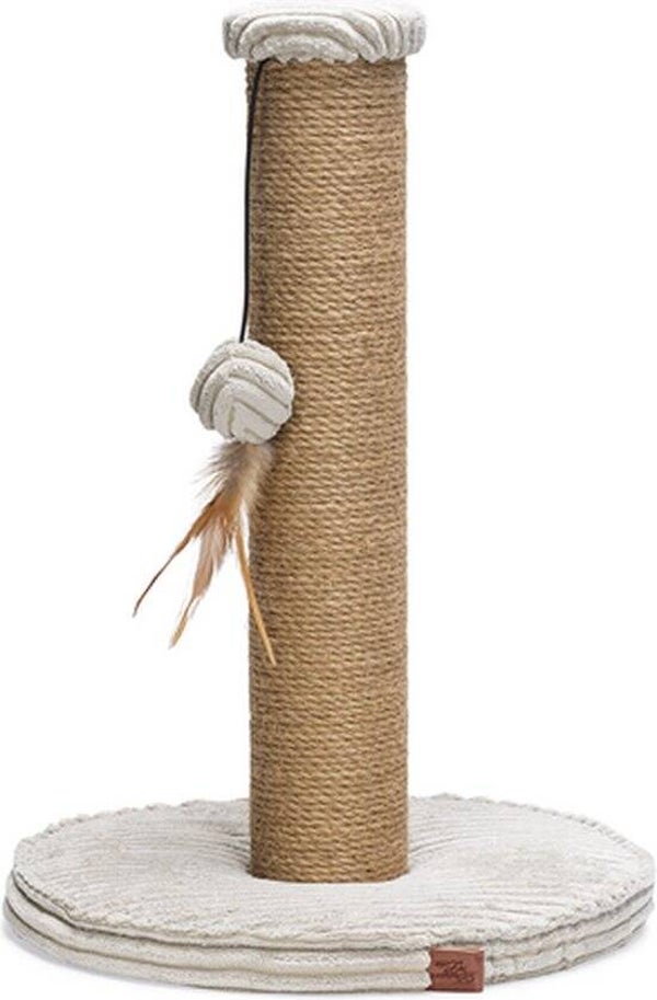 Designed by Lotte Ribbed - Krabpaal - Lichtgrijs - 35x35x50 cm