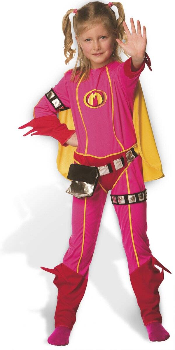 Mega Mindy verkleedkleding - verkleedpak 6 t/m 8 jaar - maat 128