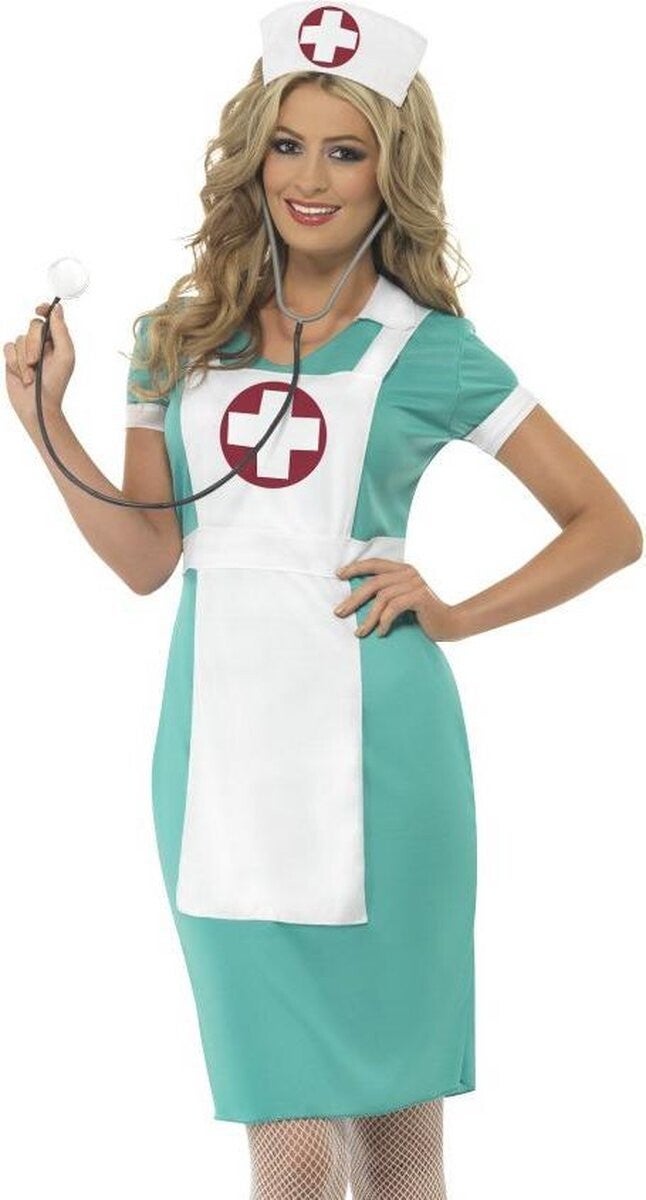 Verpleegster kostuum - Zuster pakje - maat M - 40-42
