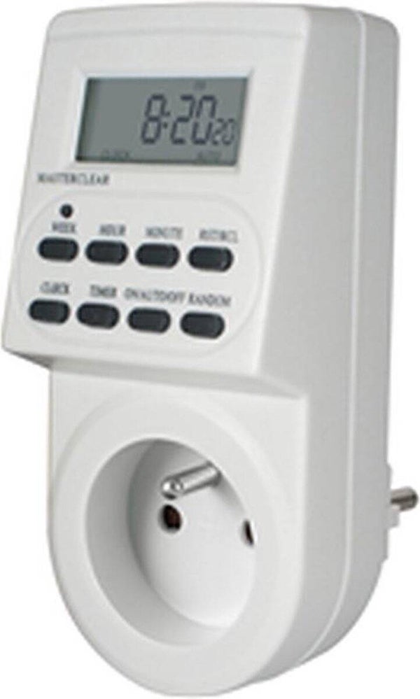 Brennenstuhl BAT Tijdschakelaar voor een hele week DZ 20 penaarde