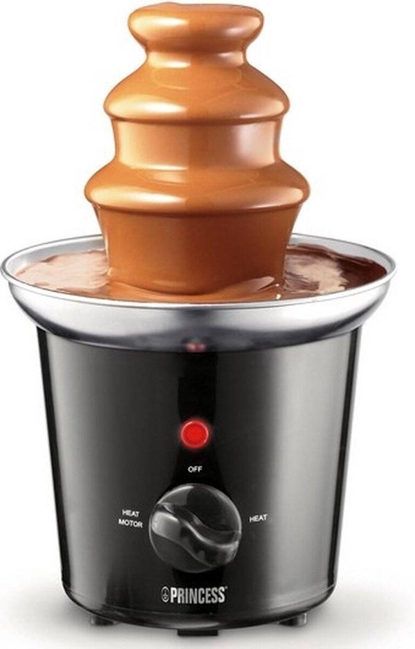 Princess 292994 Chocoladefontein – Chocolade fondue - 3 Lagen – Warmhoudfunctie - Valentijnsdag