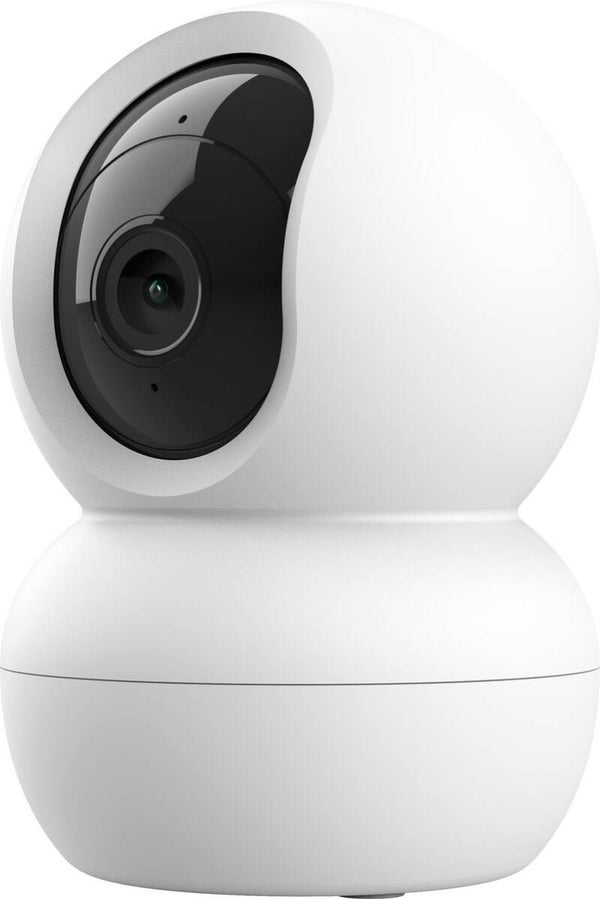 Trust IPCAM-2800 - WiFi Beveiligingscamera voor binnen - 360 graden draaibaar - Nachtzicht - Human Detection - Pushmeldingen - Ingebouwde sirene - Gratis App - 2MP-resolutie - Wit