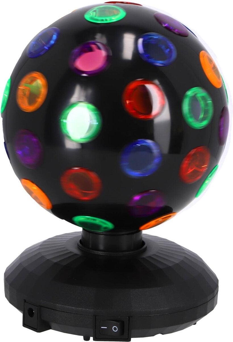 Disco LED Discobal - 20 cm Zwart - Voor feestjes en gezellige avonden