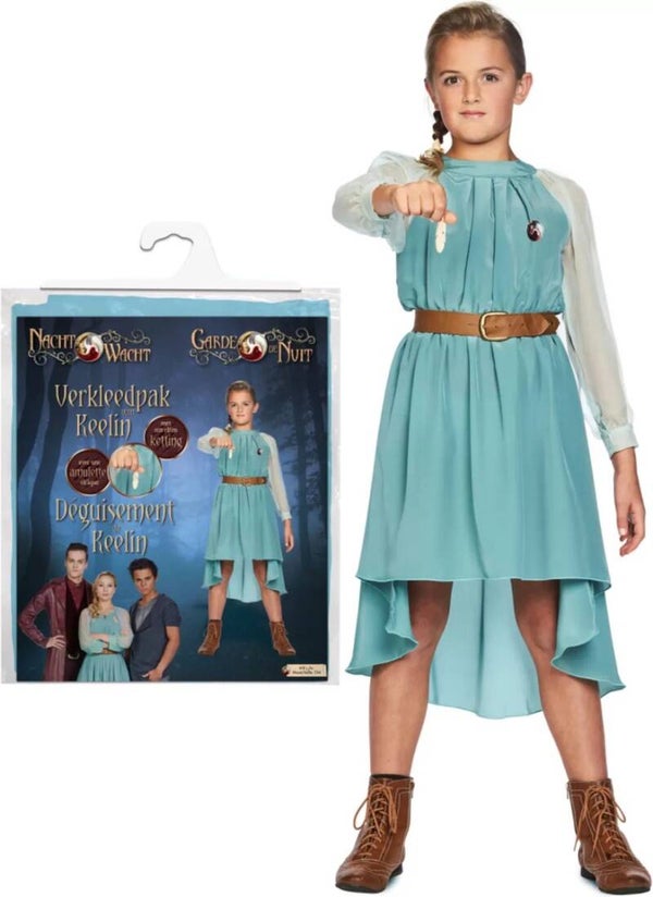 Nachtwacht Verkleedkleding - Verkleedpak Keelin 6/8j - Maat 134 -