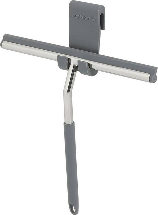 Sealskin Urban Deluxe - Douchewisser - Raamwisser - inclusief flexibele glashaak en schroefhaak - RVS gepolijst