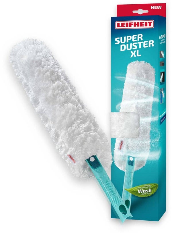 Leifheit Superduster plumeau XL - wasbaar - 56 cm - flexibel - click system