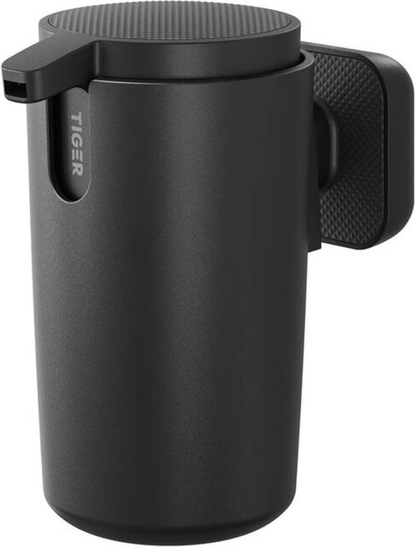 Tiger Carv - Zeepdispenser Wandmontage 175 ml - Zonder boren - Boren of lijmen - Zwart