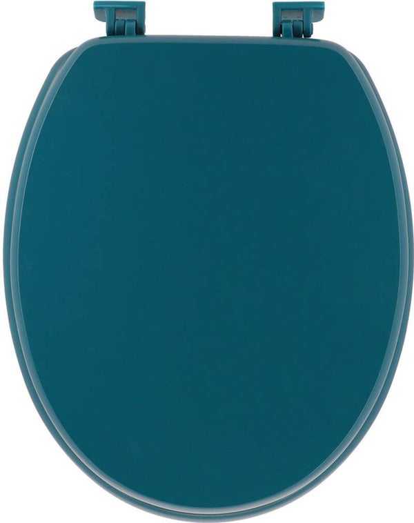 Tendance Toiletbril Breeze - petrol blauw - MDF hout - universeel - standaard wc bril