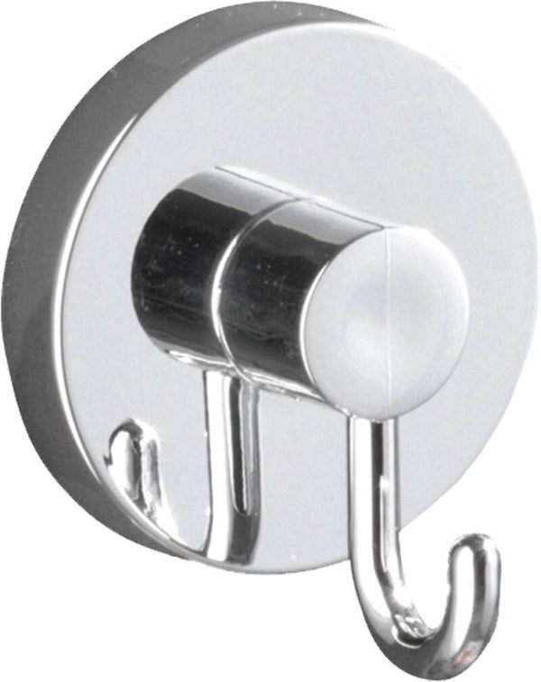 WENKO Vacuum-Loc Handdoekhaken 2 Stuks chroom - Wandhaak - Handdoekhouder - Handdoekhaakjes - Bevestigen zonder boren
