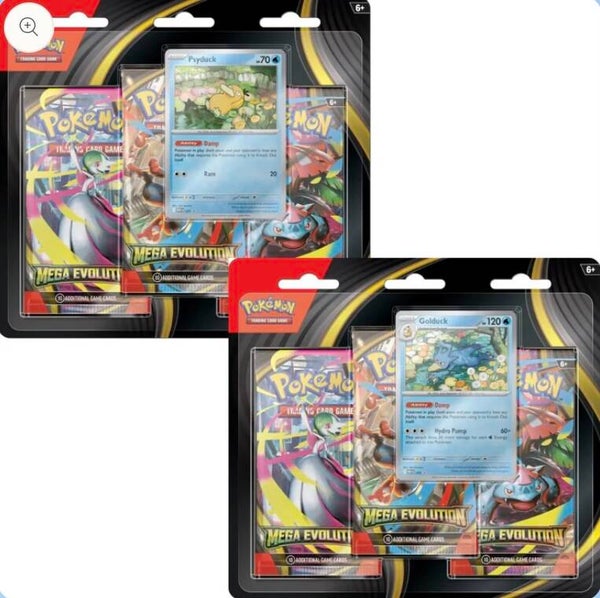 2 tripack ME1 - Méga-Evolution  - FRANCAIS (10/10) + 2 booster aléatoire tcg