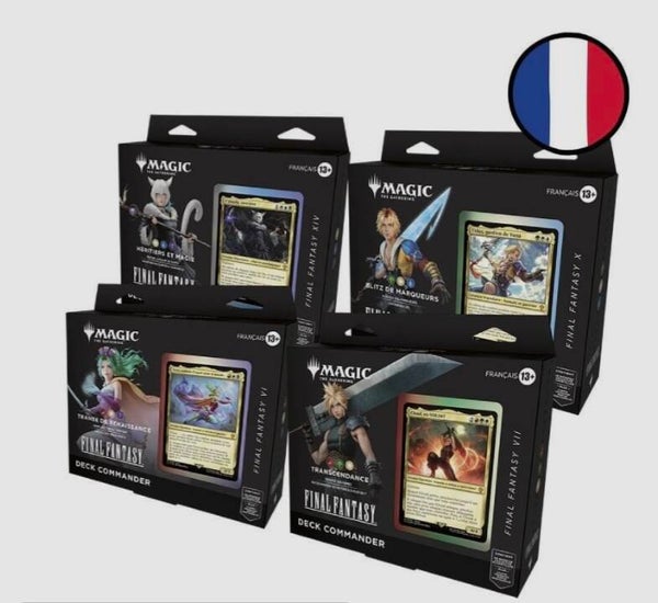 DECK COMMANDER BLITZ DE MARQUEURS MAGIC: THE GATHERING — FINAL FANTASY - MAGIC FR