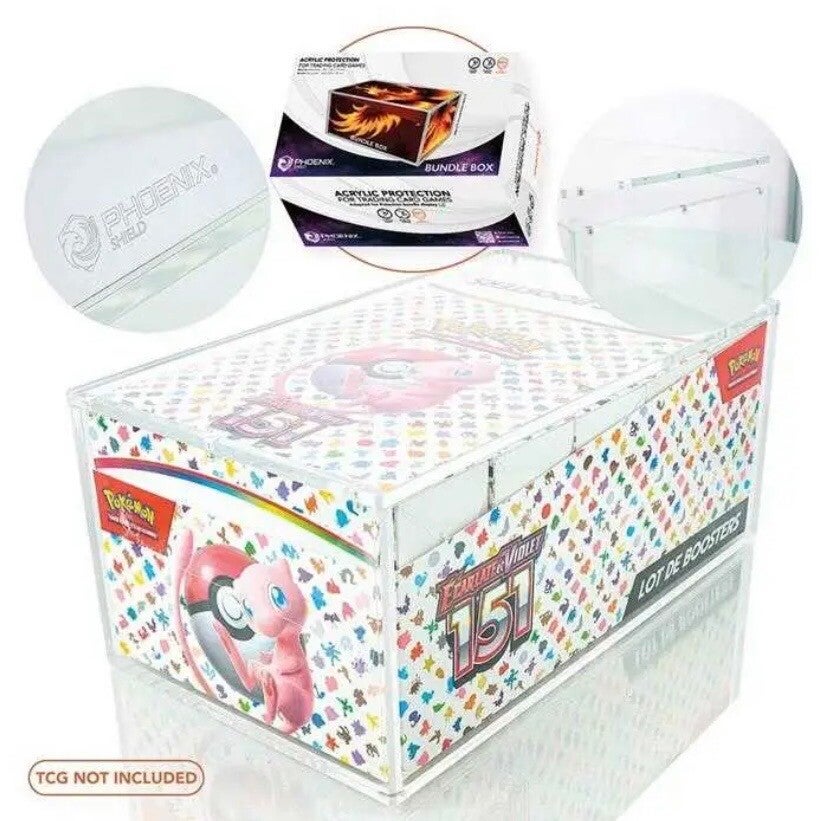 PHOENIX SHIELD  PROTECTION ACRYLIC CASE POUR BUNDLE DISPLAY