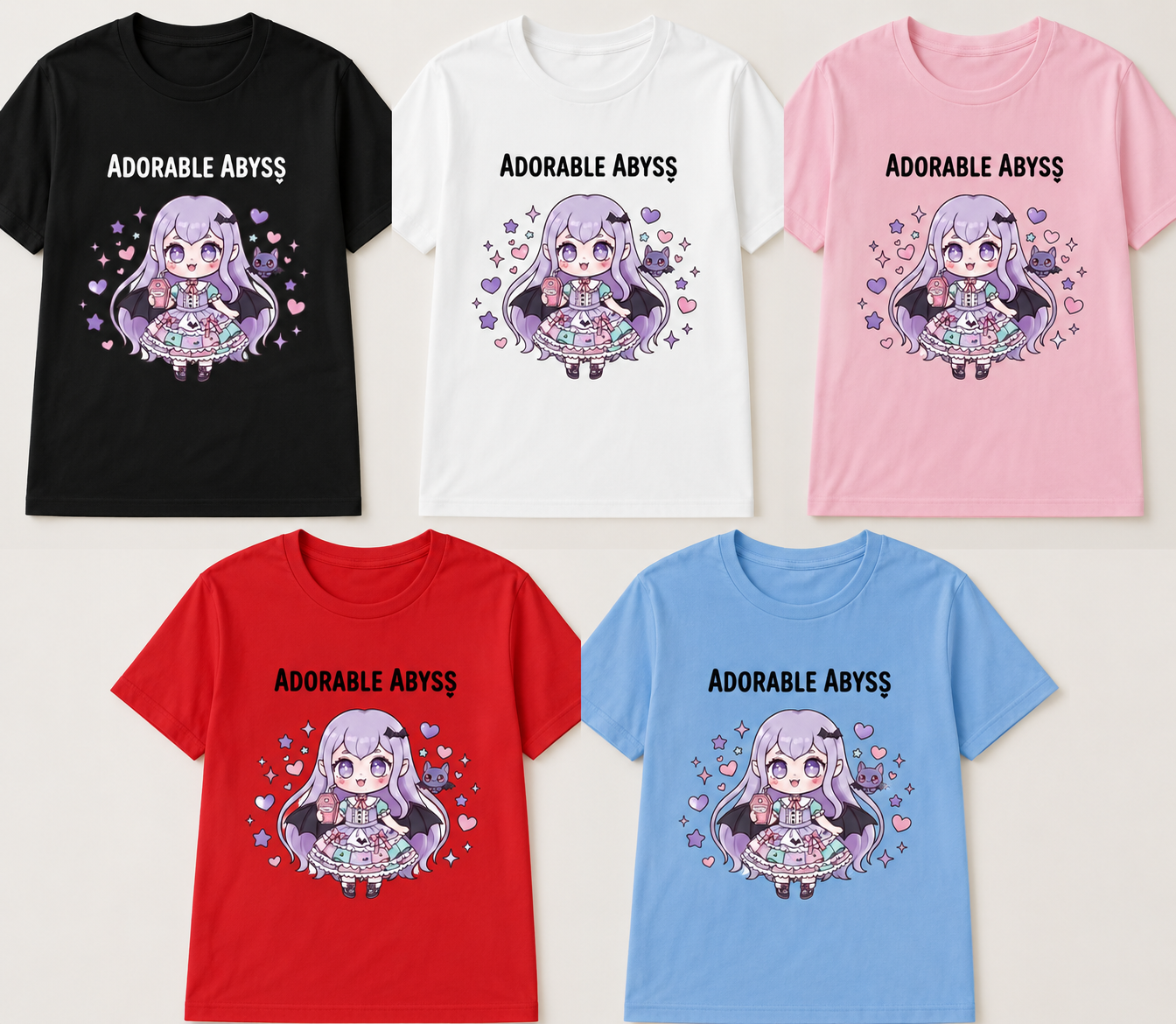 Adorable Abyss Luna The Vampire Graphic T-Shirt