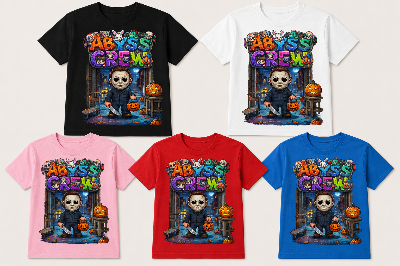 Abyss Crew Michael Myers Graphic T-Shirt