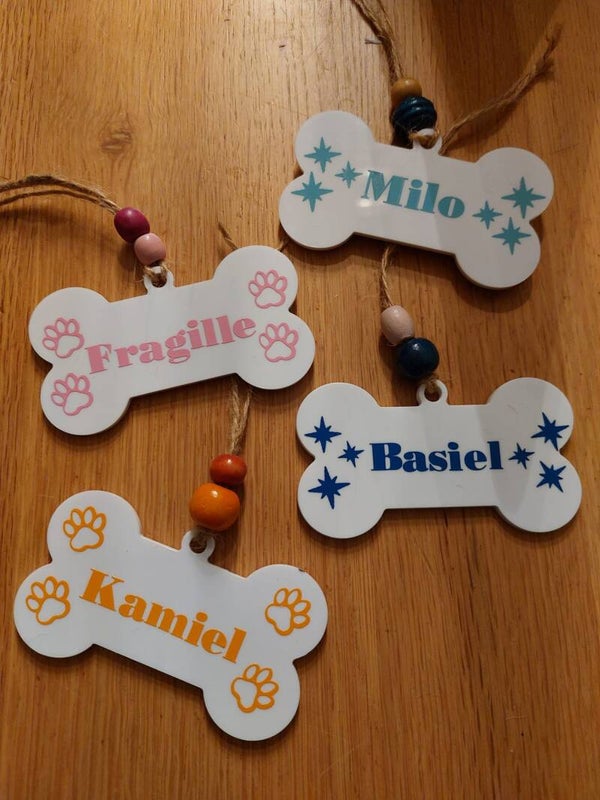 plexi kersthanger hond