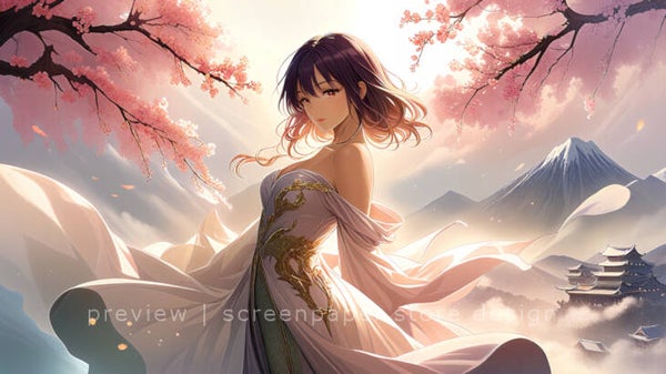 Blossom Maiden: Imperial Springtime 3840x2160 4k wallpaper