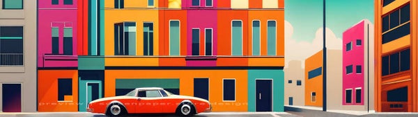 City of colors  5120x1440 dual monitor wallpaper