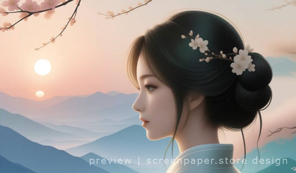 Serene Blossom Portrait – 2560 x 1500  Wallpaper