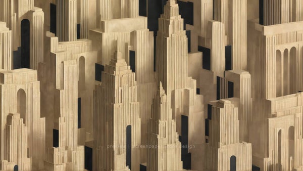 Neo-Deco buildings  3840x2160 Wallpaper