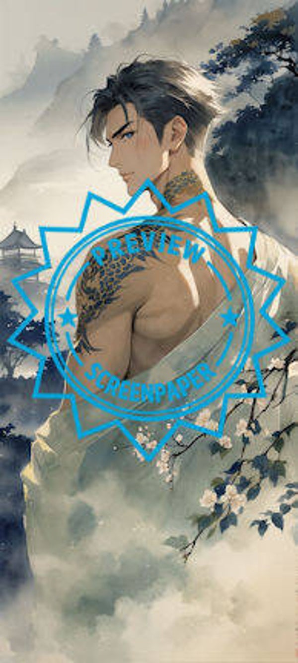 Yakuza Man – Dragon Spirit in the Mist 1080x2400 px Phone wallpaper