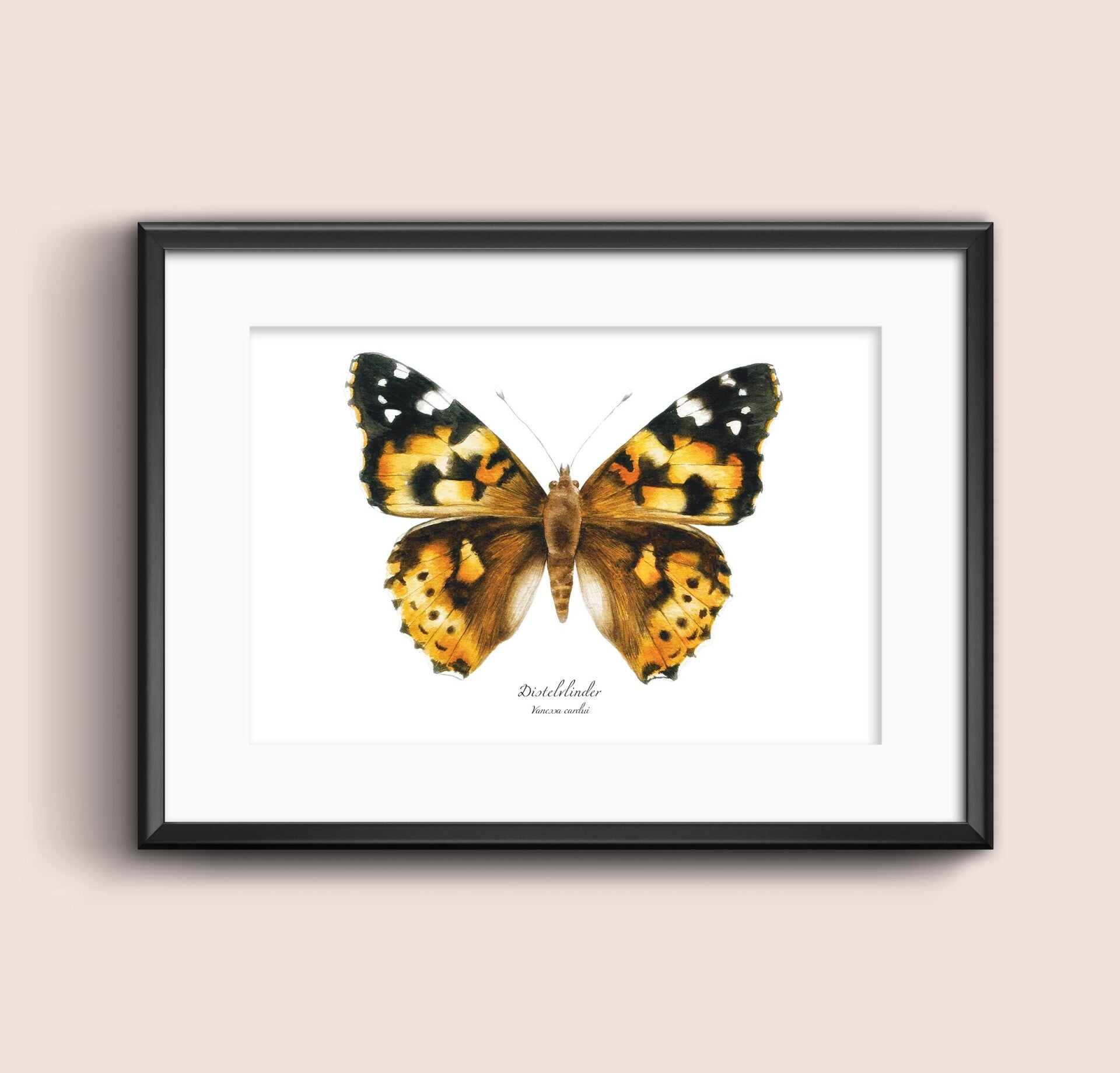 Print Distelvlinder A5
