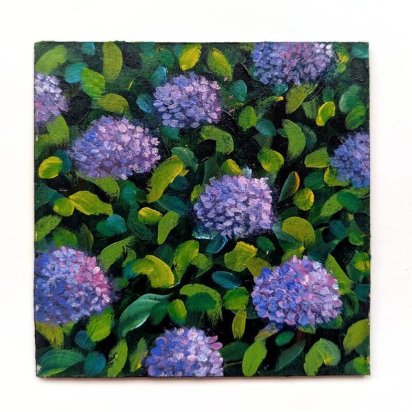Veldportretjes serie II - hortensia