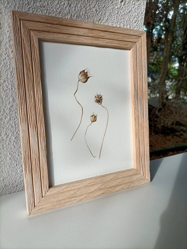 Drie knopjes - inclusief lijst