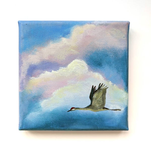Serie 'In het spoor van de zon' - kraanvogel X