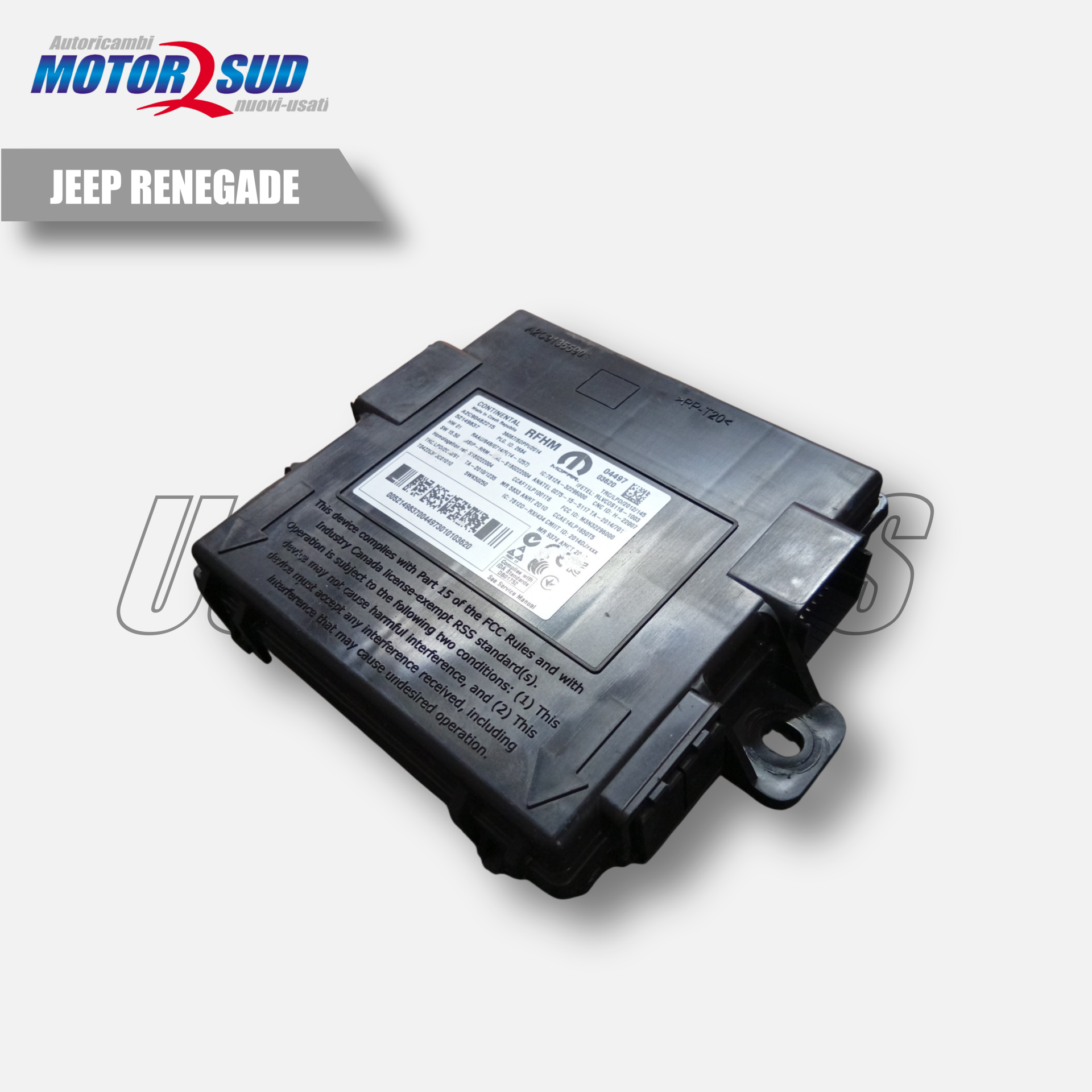 Centralina Pressione Pneumatici Jeep Renegade 2018  COD: A2C90482215