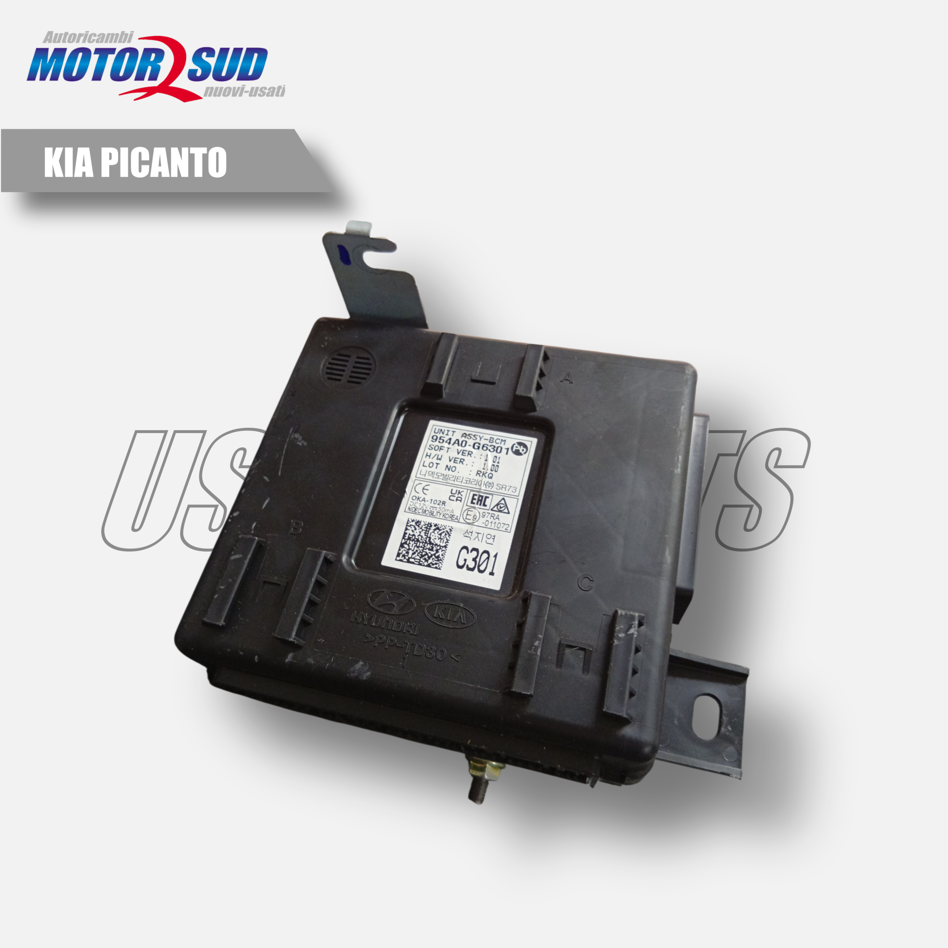 Centralina di Controllo Kia Picanto 2017 > 2022 COD: 954A0-G6301