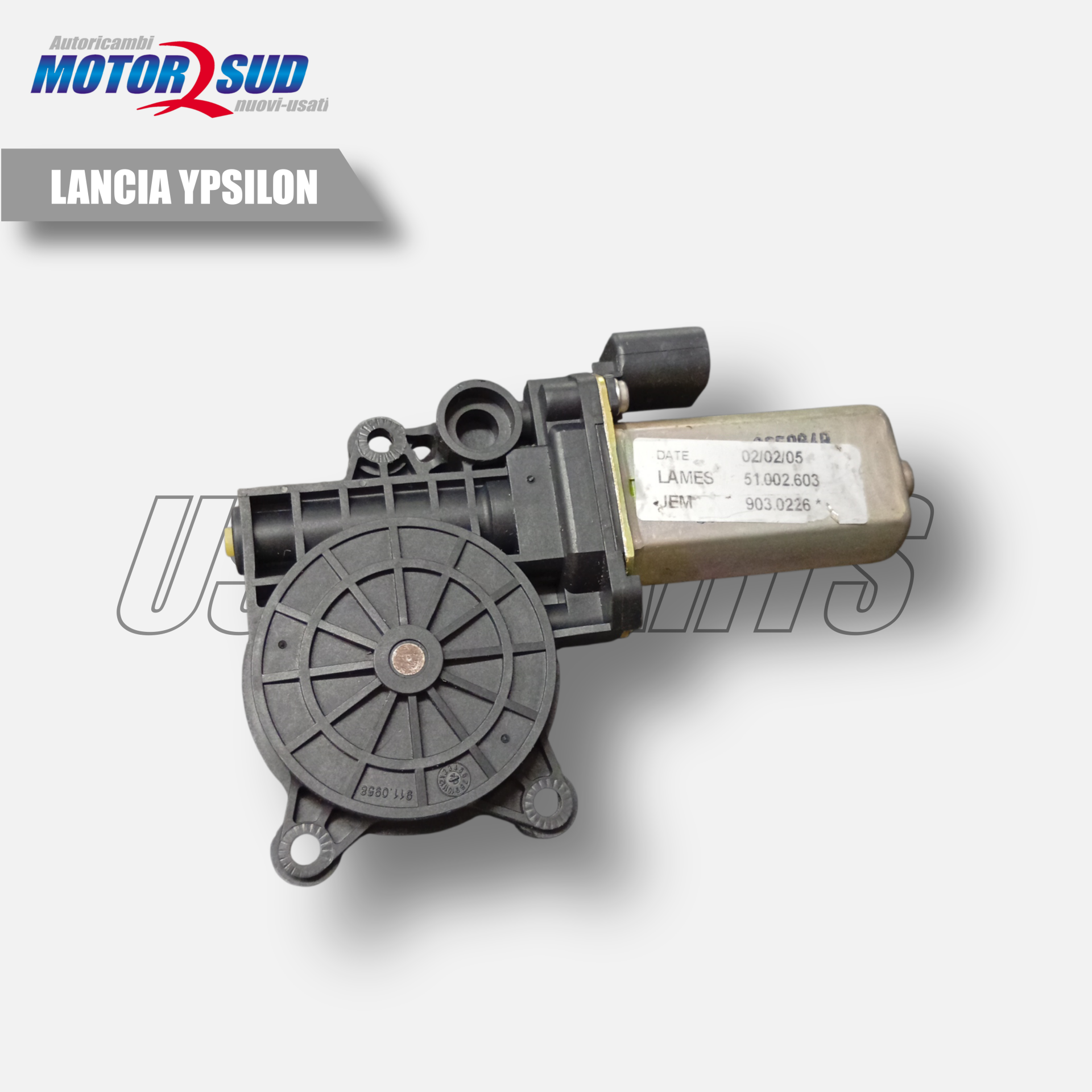 Motorino Alzacristallo Ant SX per Lancia Y 2009 OE 903.226