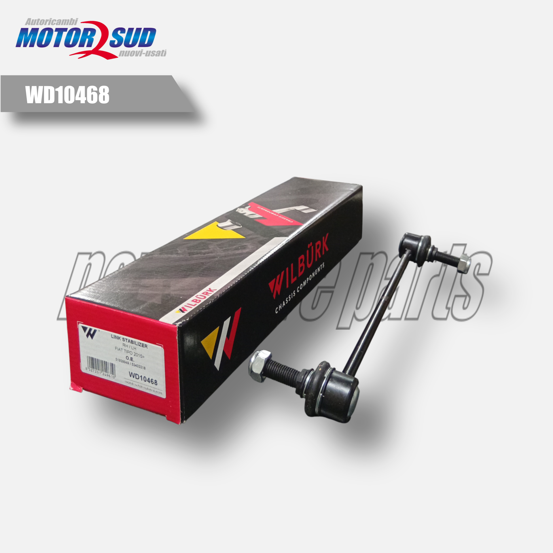 Bielletta stabilizzatrice Wilburk per Fiat Tipo 2015 Cod WD10468