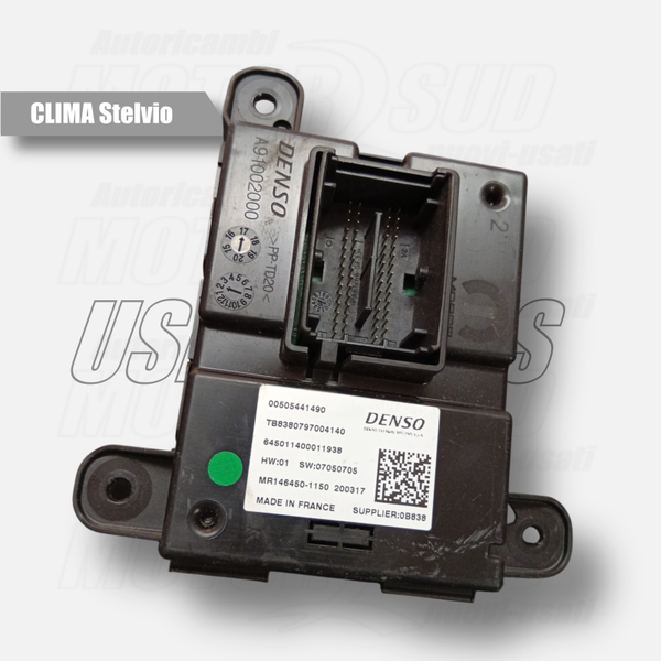CENTRALINA ARIA CONDIZIONATA ALFA ROMEO Stelvio Serie (949) OE 00505441490