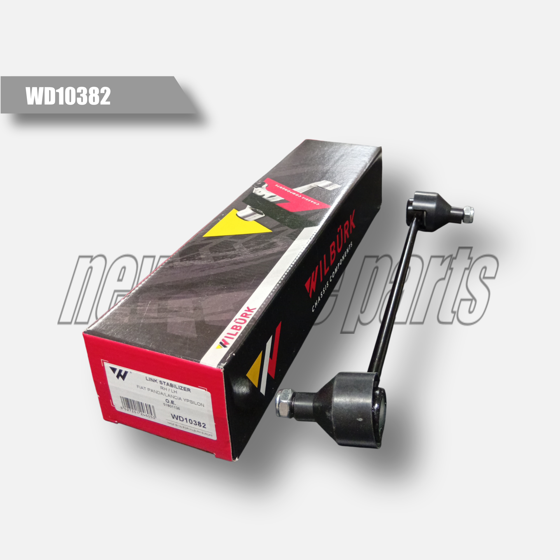 Bielletta stabilizzatrice Wilburk per Fiat Panda - Lancia Ypsilon Cod WD10382