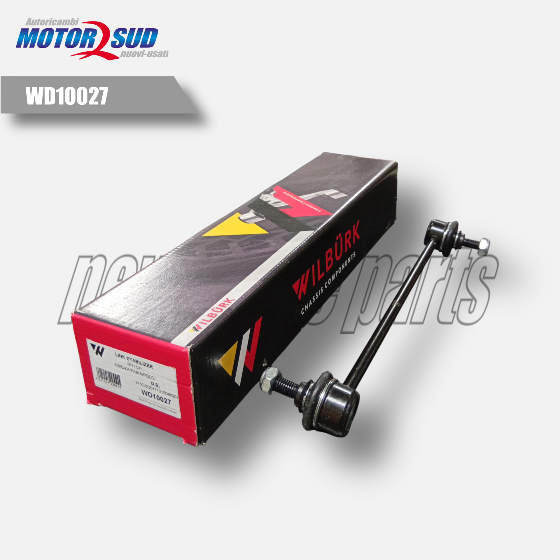 Bielletta stabilizzatrice Wilburk per Audi A2 - Seat Ibiza - VW Polo Cod WD10027