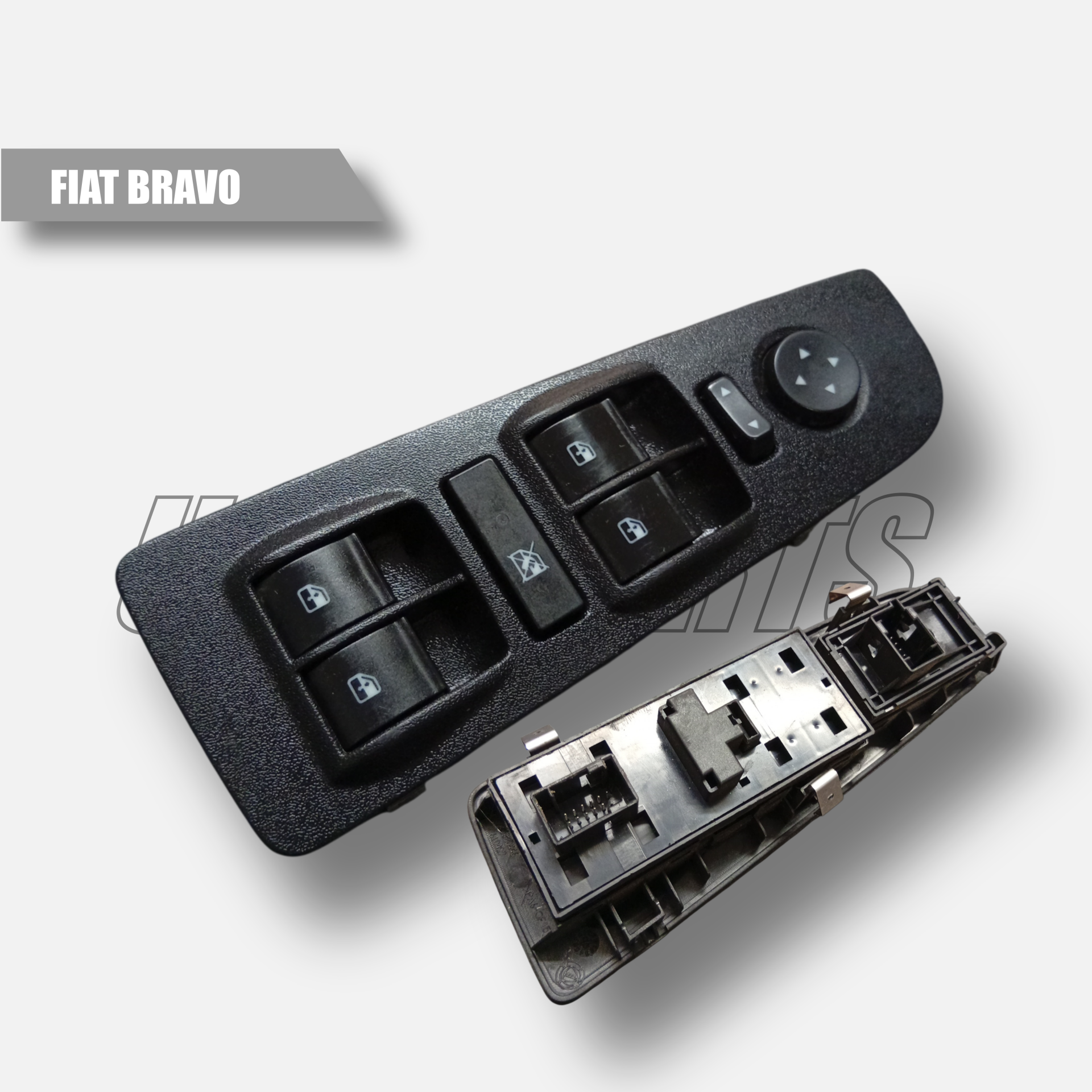 Pulsantiera Alzavetri, Alzacristalli Ant SX Fiat Bravo 2° Serie 07-10 OE 735380446