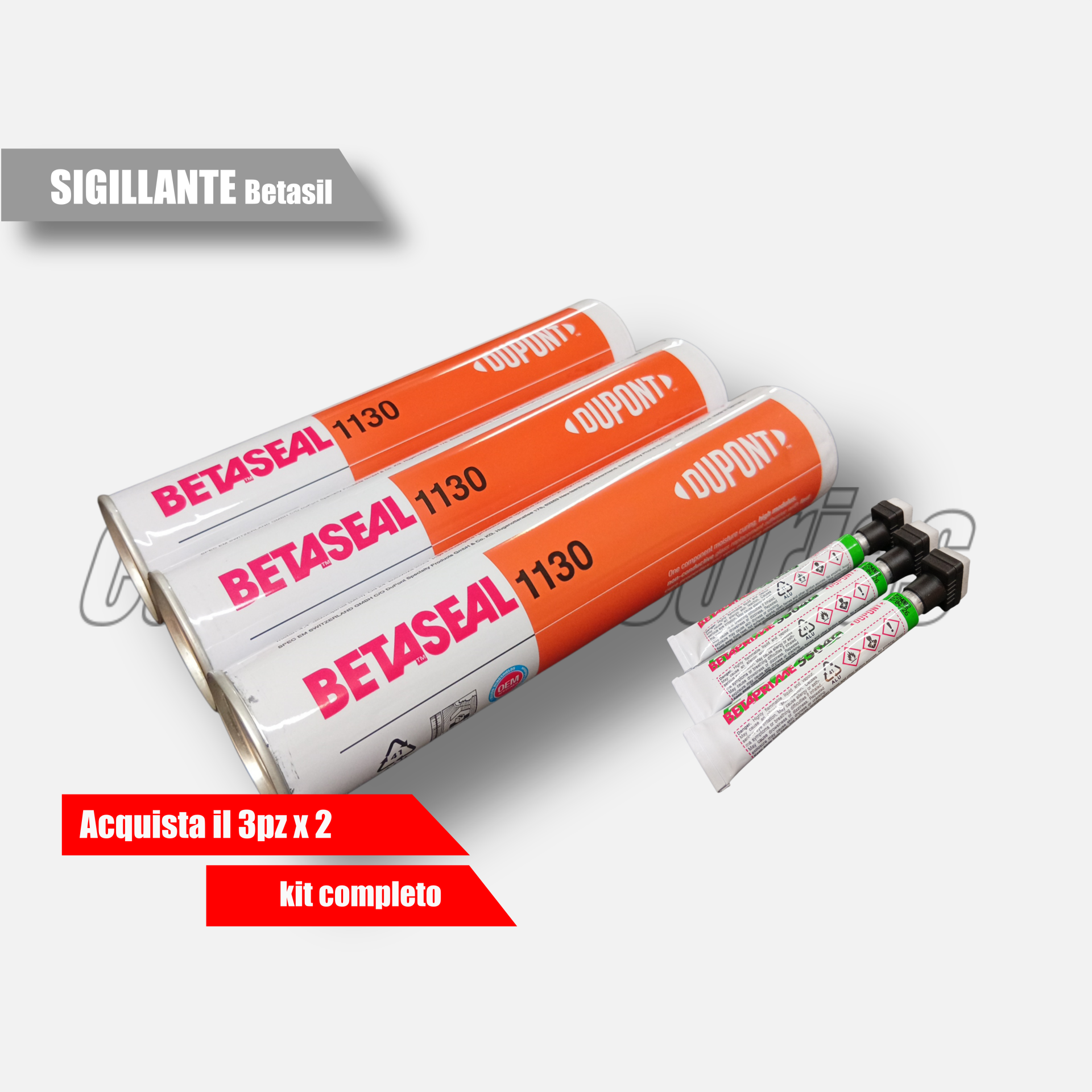 Sigillante Adesivo poliuretanico betaseal per vetri e cristalli 310ml