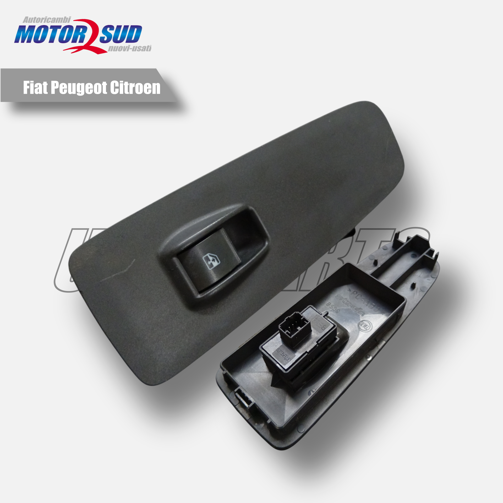 Pulsantiera Alzacristalli Alzavetri Fiat Ducato III, Peugeot, Boxer, Citroen Jumper OE 1643607580 e 735676519