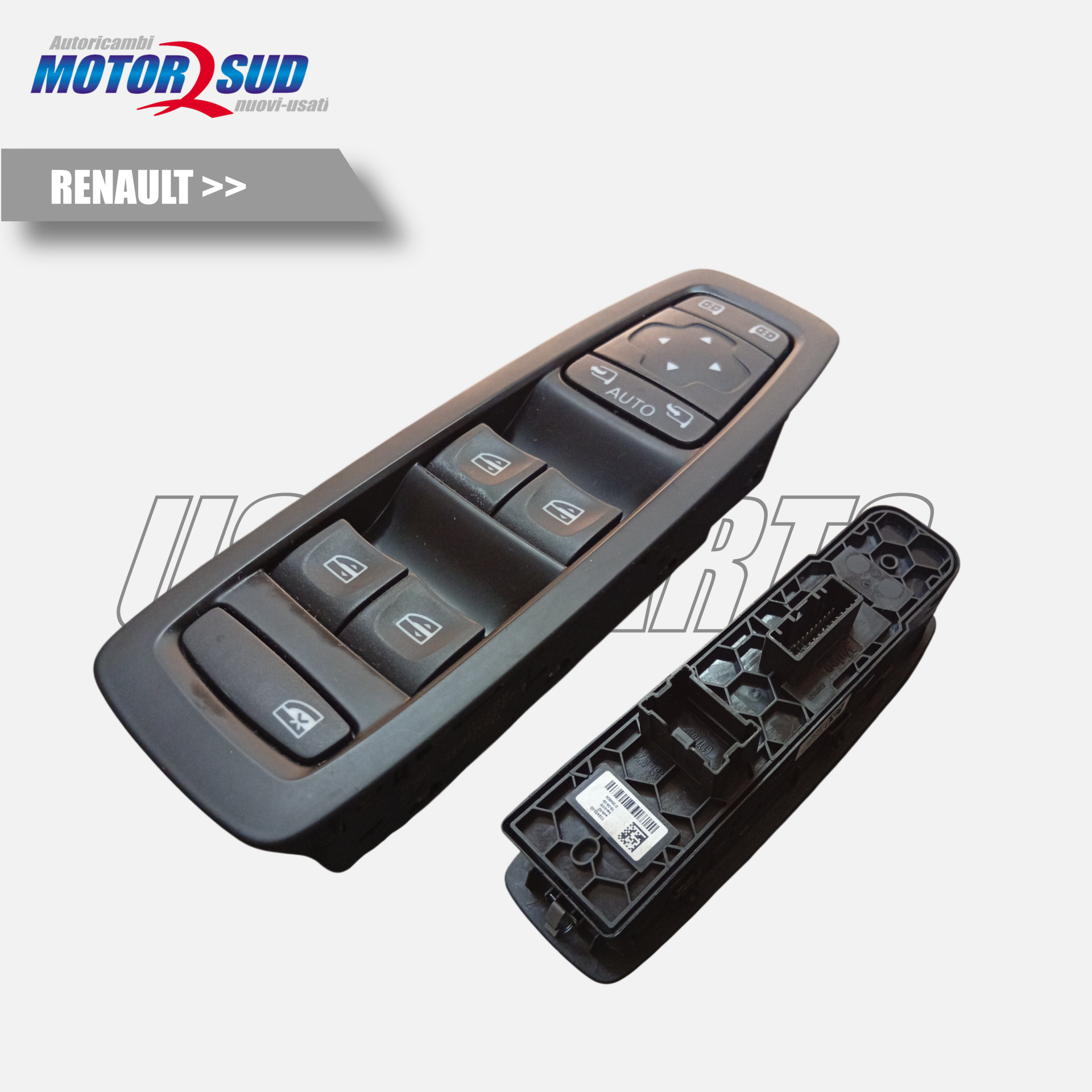 Pulsantiera Alzacristalli Ant SX Renault Kadjar, Megane 4, Scenic & Grand Scenic 4, Talisman, OE 254012952R