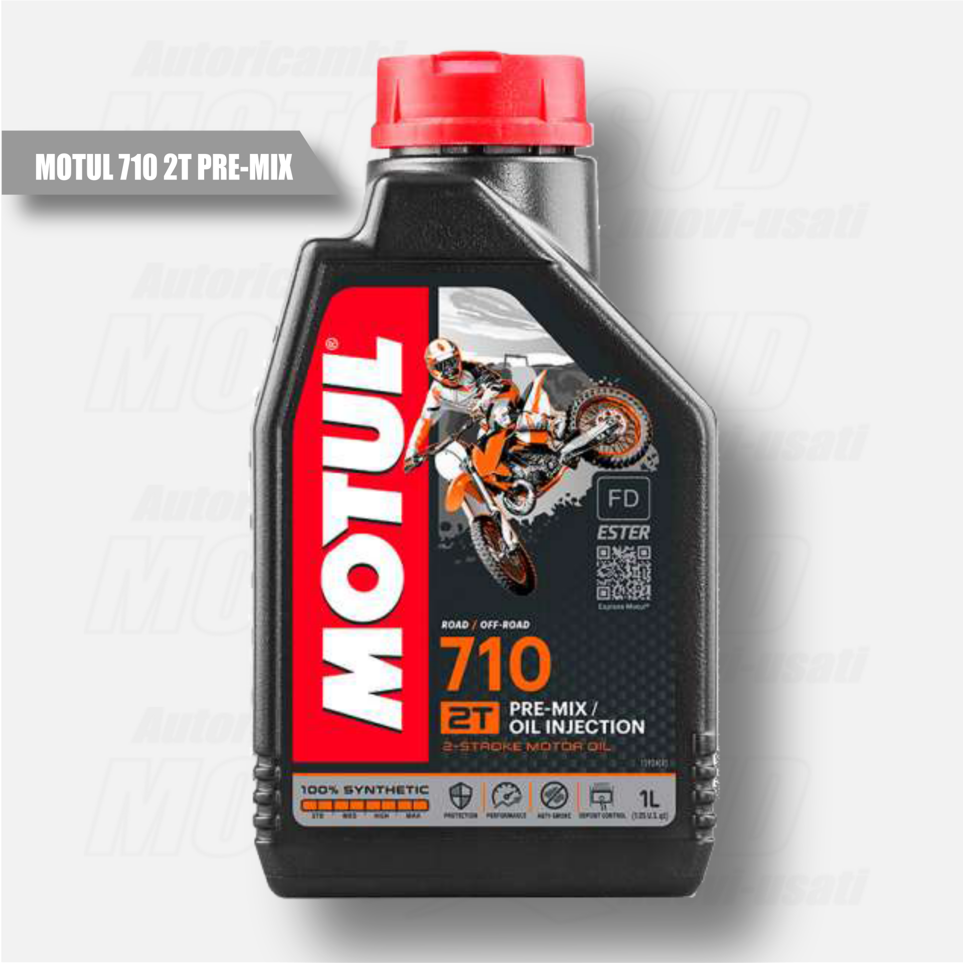 Olio Motul 710 PRE-MIX injection per Moto 2T 1L