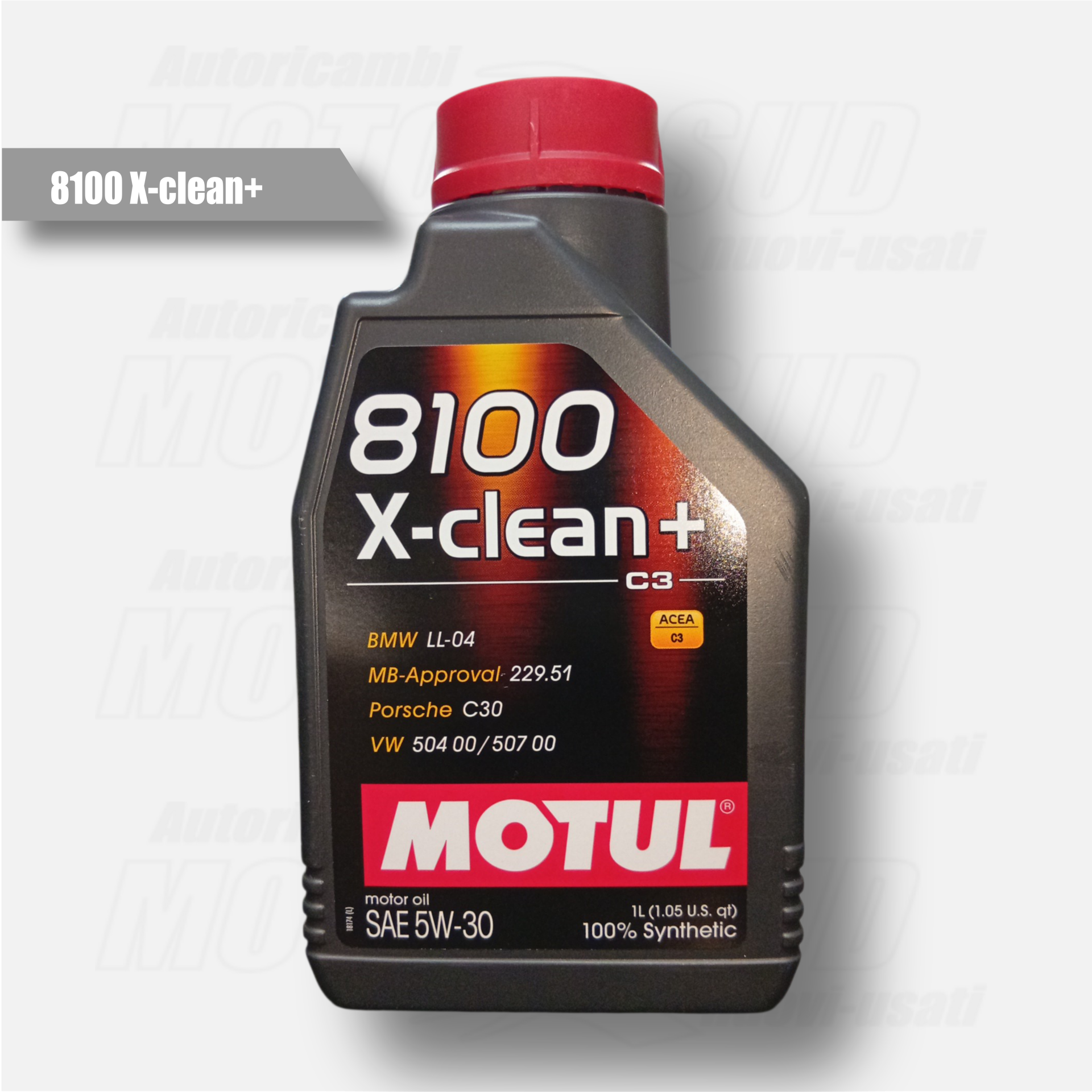 Olio Motul 8100 X-Clean+  5W-30 Sintetico 100% 1L