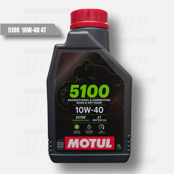 Olio Motul 5100 10W-40 Semintetico per Moto 4T 1L