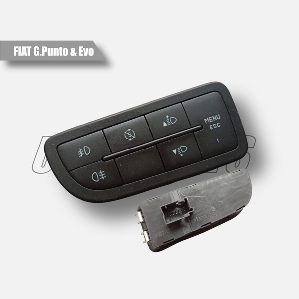 Pulsantiera Comandi Regolazione Proiettori Fiat G.Punto e EVO 1.4 2009 2013 - OE 735367268